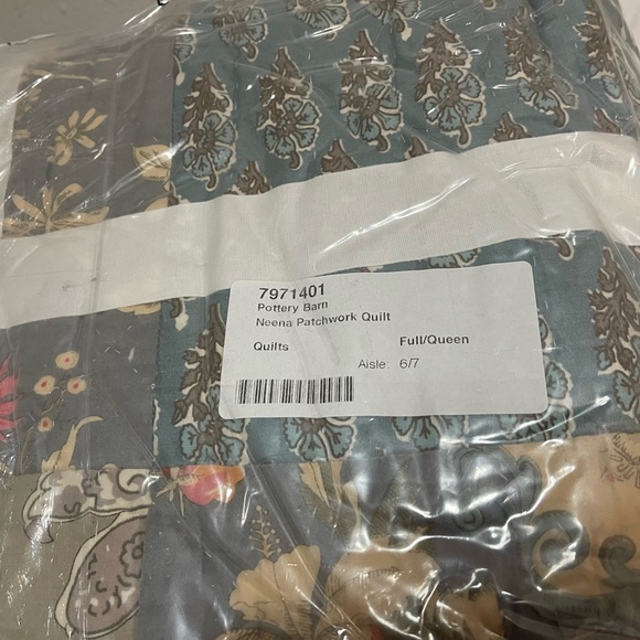 Pottery Barn Bedding S3 New Pottery Barn Neena Patchwork Fq Quilt